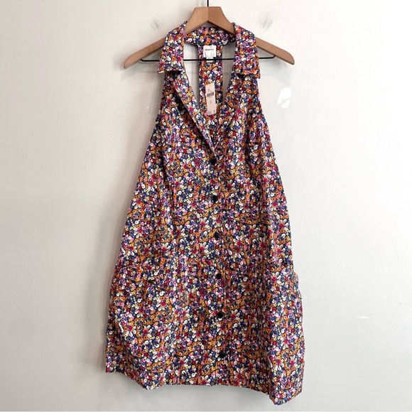 Anthropologie by Maeve The Amelia Floral Collared Mini Dress - Picture 4 of 14